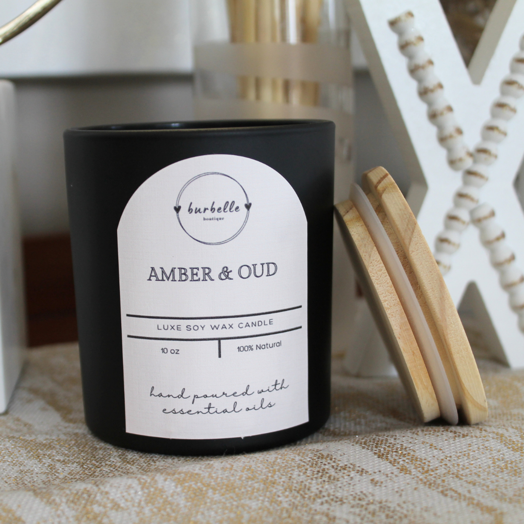 LUXE Amber & Oud Candle
