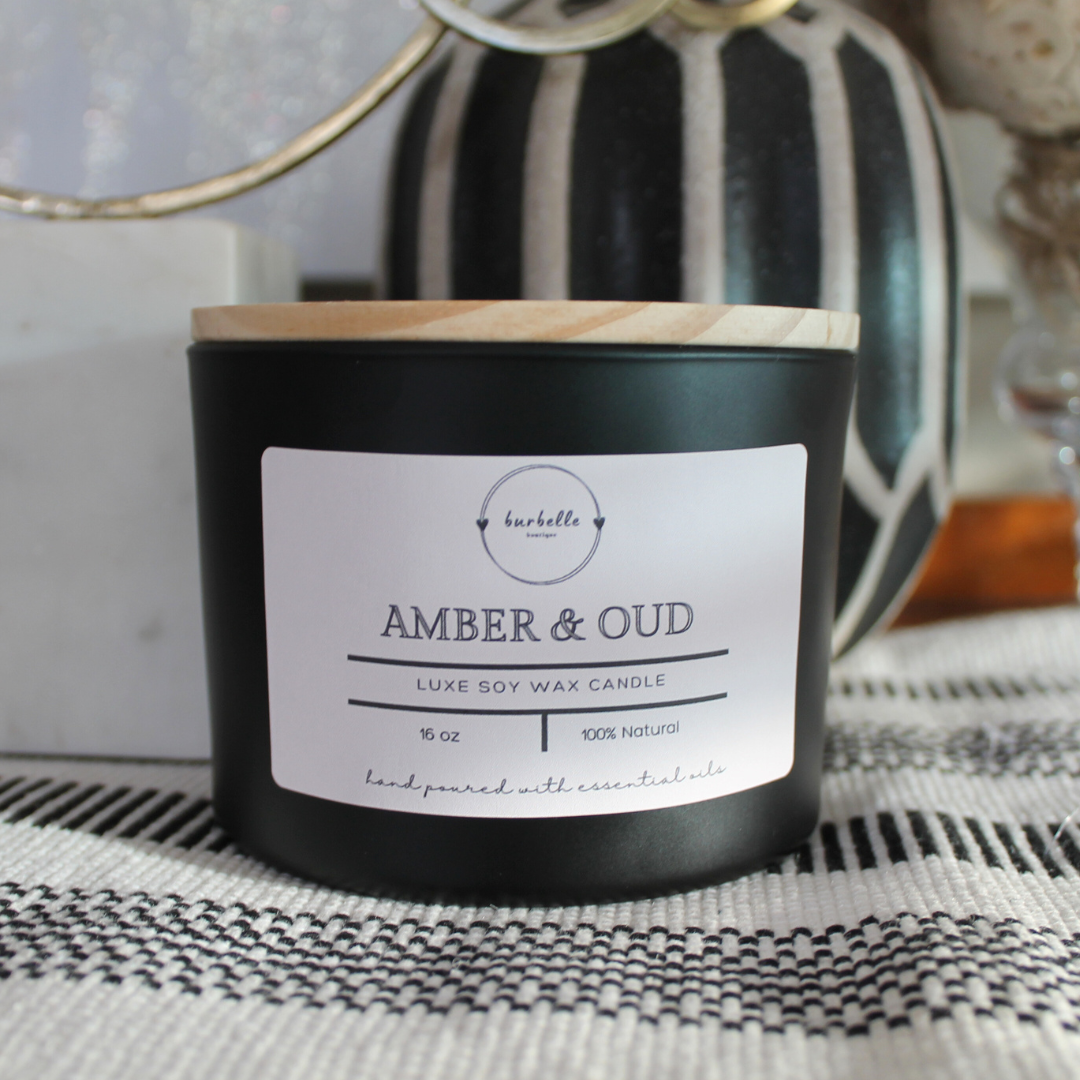 LUXE Amber & Oud Candle