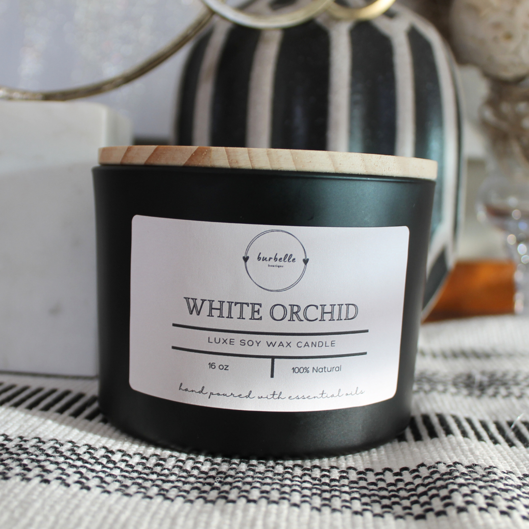 LUXE White Orchid Candle
