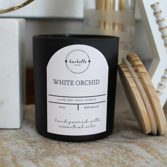 LUXE White Orchid Candle